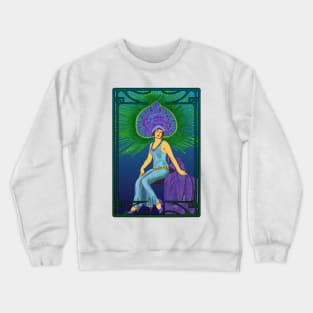 Poster Girl (blue) Crewneck Sweatshirt